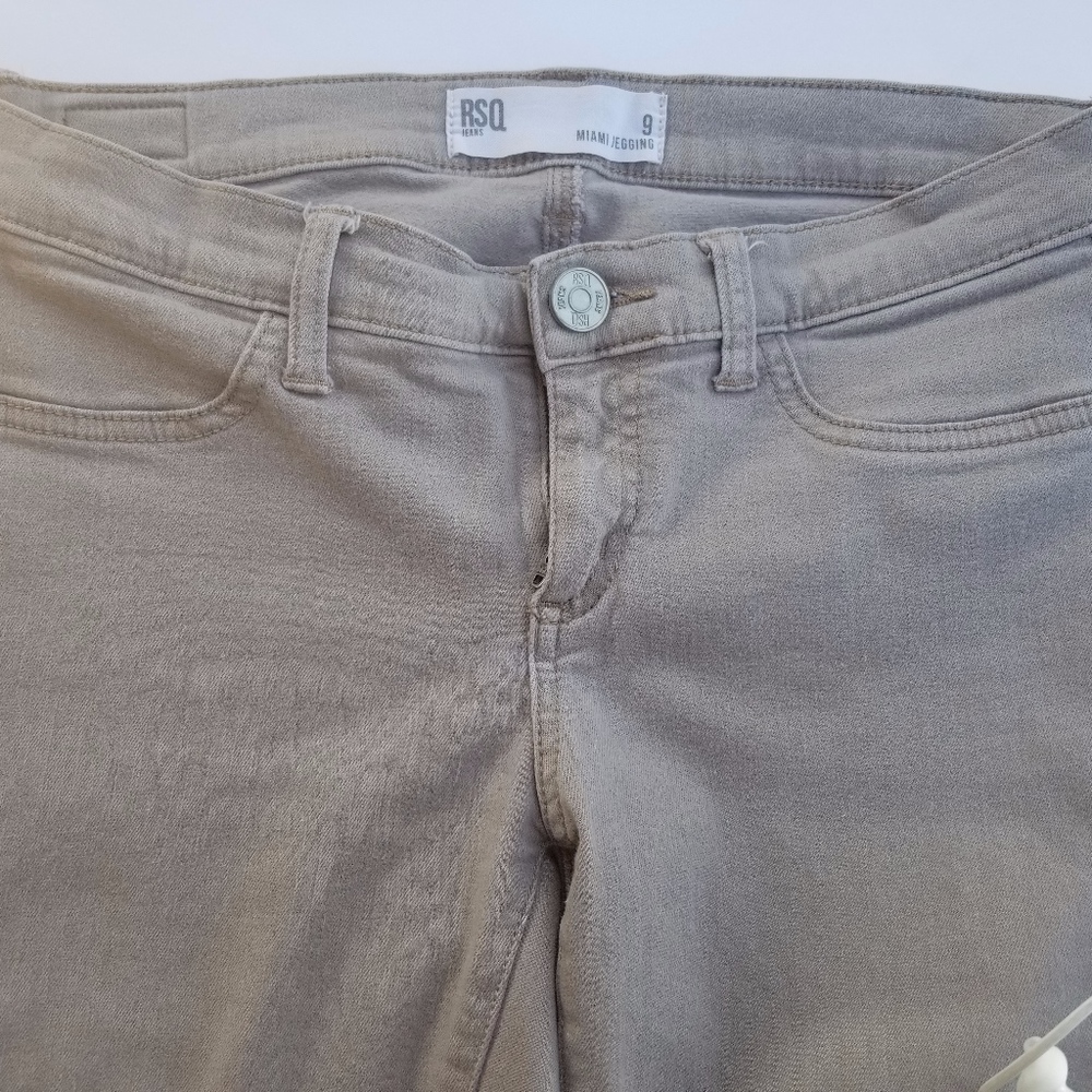 RSQ Size 9 Tan Miami Jeggings